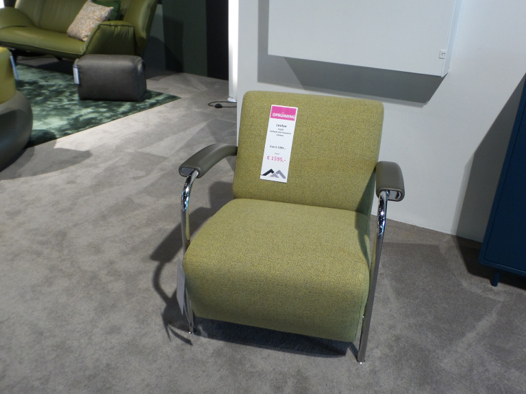 regen Sympathiek innovatie Leolux Scylla fauteuil laag opruiming, Wiechers Wonen