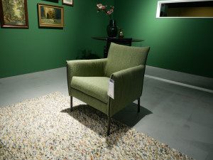 Bert Plantagie Brown Dalia fauteuil Arezzo groen opruiming