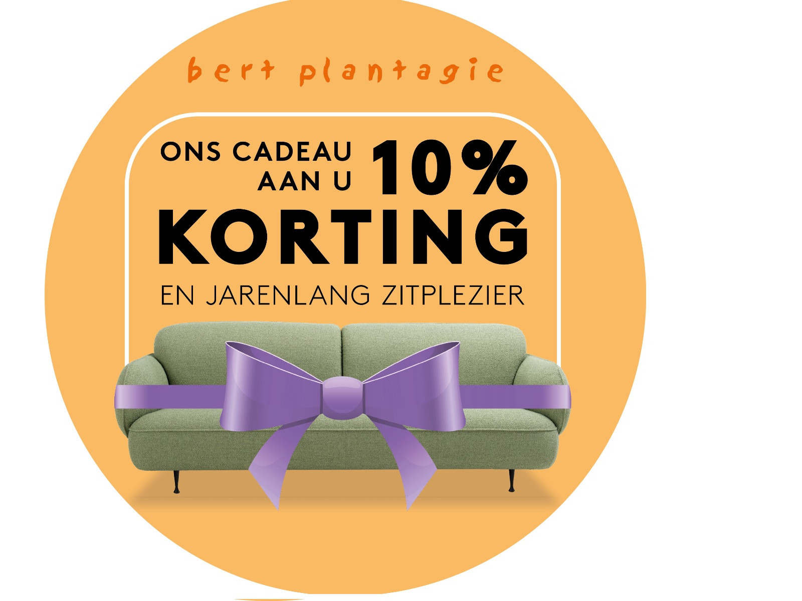 Bert Plantagie nu tijdelijk 10% actiekorting op banken